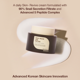 Snail Mucin and Peptide Skin Revive Cream 100g